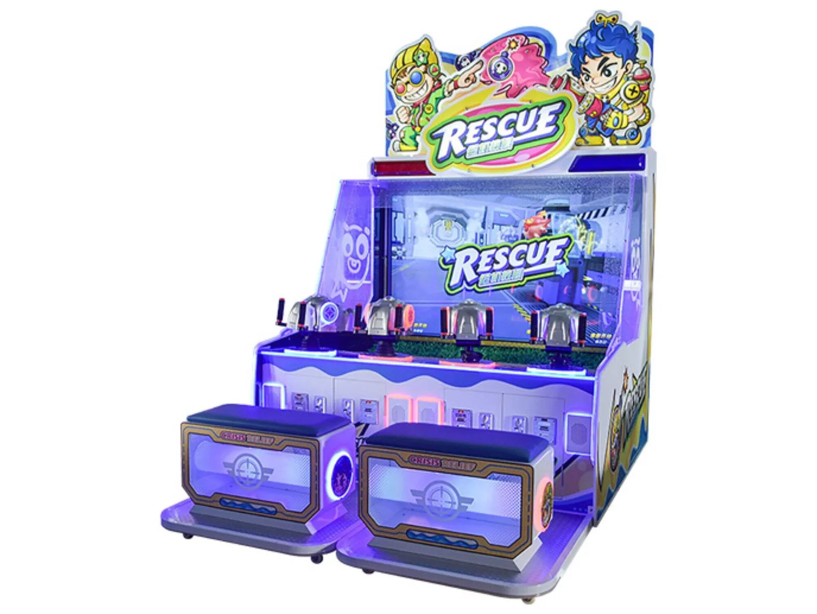 Crisis Rescue Water Shooting Arcade Game