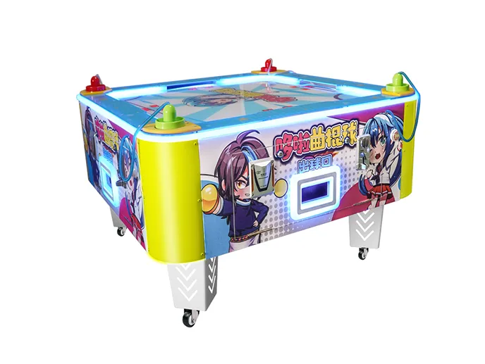 4 Players Air Hockey Table