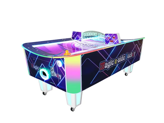 Curved Air Hockey Table For Sale