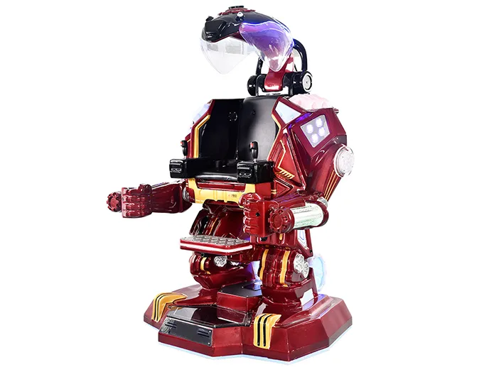 Outdoor Playground Iron Man Robot Riding