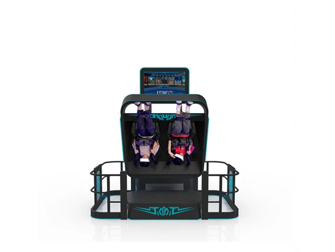 2 Seats Black VR 360 Chair